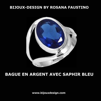 Bijoux design by rosana faustino saphir bleu