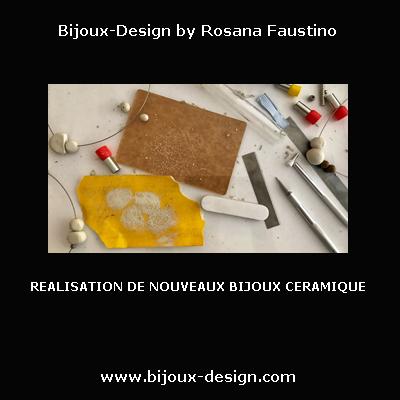 Realisation de bijoux ceramique bijoux design by rosana faustino